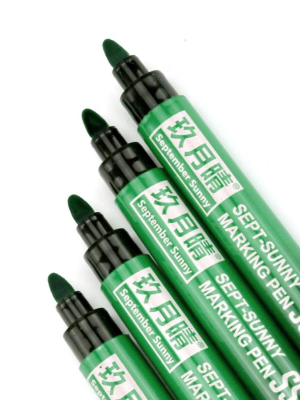 녹색 마커 펜 방수 및 내유성 컬러 마커 펜 마커 펜 대형 단일 헤드 유성 펜 SS333