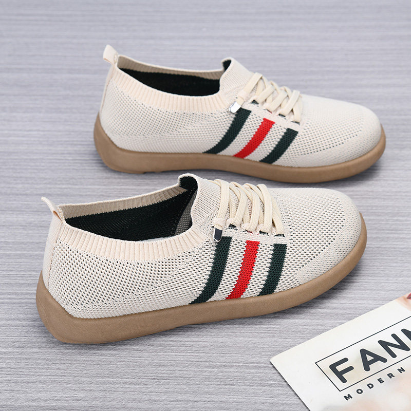 春秋新款老北京布鞋女飞织透气网面德训鞋轻便防滑妈妈鞋懒人单鞋,女鞋,德训鞋,淘宝优惠券,粉丝福利购,淘宝优惠卷