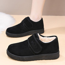 加厚防滑雪地靴软底女士短靴 女加绒保暖防寒妈妈鞋 冬季 老北京棉鞋