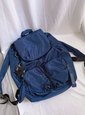 清库存大容量轻便双肩休闲百搭款撒欢去玩背提包黑蓝西瓜红色粉红