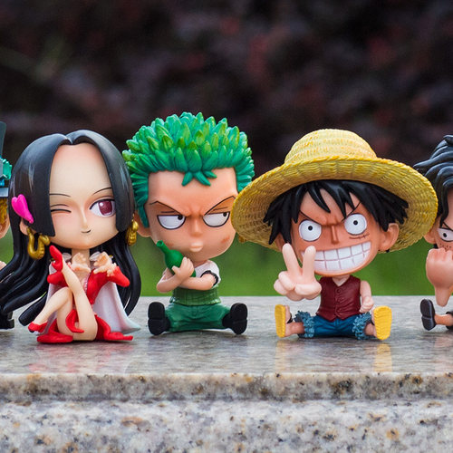 海贼王汽车摆件手办公仔Q版