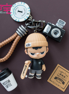 泡泡玛特kubo汽车钥匙扣pop mart背包挂件正版卡通多功能包包挂饰