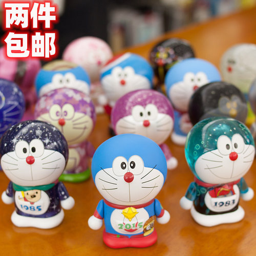 手办哆啦a梦蓝胖子叮当猫公仔