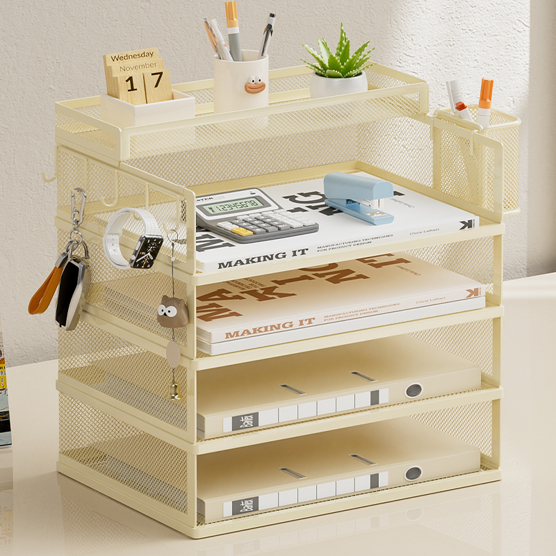 桌面文件放置架办公室文件收纳架