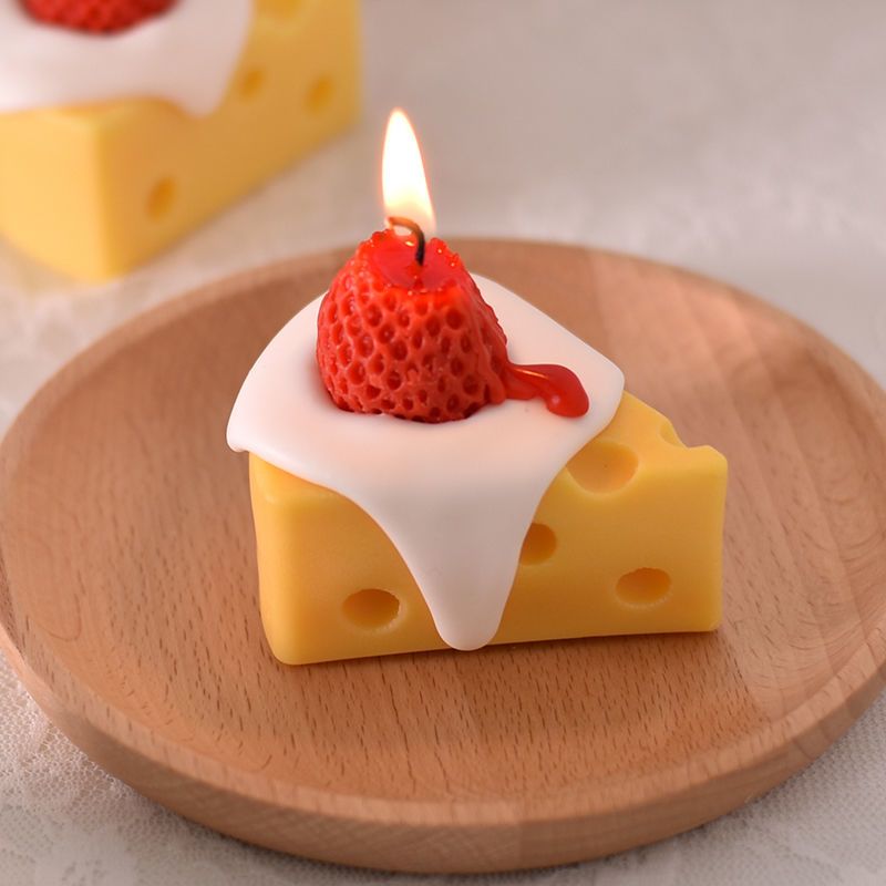 草莓奶酪》香薰蜡烛生日