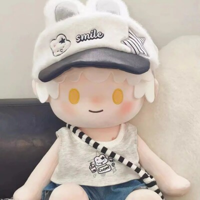 夏日出游娃衣40cm棉花娃衣娃娃衣服坐体美式一番坐姿帅气便宜薄款