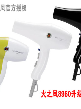 包邮火之凤吹风机8960重量轻声音小温度高不伤发发廊造型利器