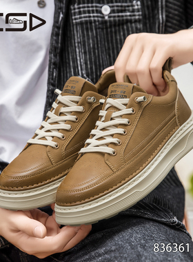 KFT脚王专柜男鞋冬季马丁靴2025年新款潮流英伦休闲皮鞋男士板鞋