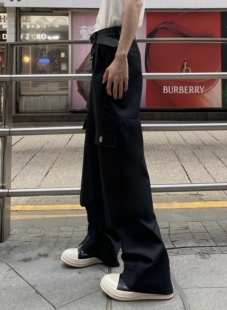 长裤 高级感设计男女同款 24原创设计解构拼接组合西裤 Desaturate