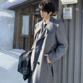 风衣毛呢大衣高个子高级感束腰外套 Desaturate冬日来信50羊毛长款