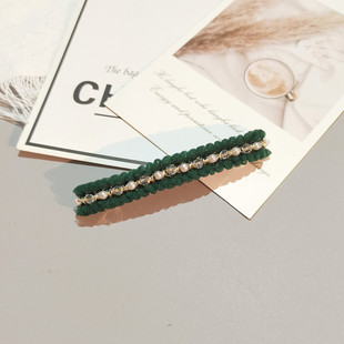 简约一字夹2025新款高级感弹簧夹后脑勺低马尾夹半扎发顶夹头饰女