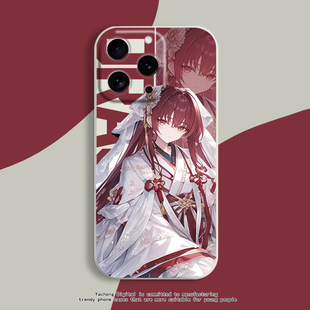 上杉绘梨衣手机壳龙族3周边适用苹果17promax小米15硅胶oppo红米vivo荣耀保护套华为pura70二次元卡通女孩