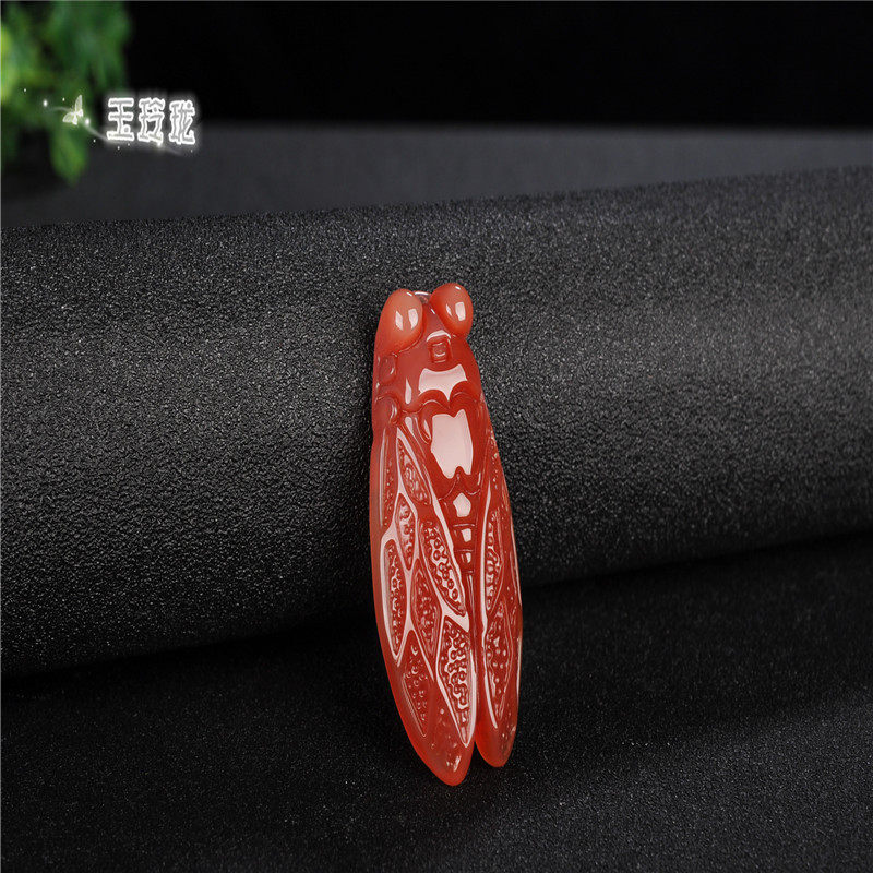 Delicate natural quality goods Chalcedony Red agate Wealth Cicada Cicada Pendant Pendant Blockbuster loversin the Accessories/Fashion Jewelry, Pendant/Pendant  category - from Buy2taobao.com to provide professional Taobao agent buy service