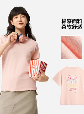 李宁女子短袖2026夏季新款冰丝凉感舒适透气运动文化衫半袖T恤女