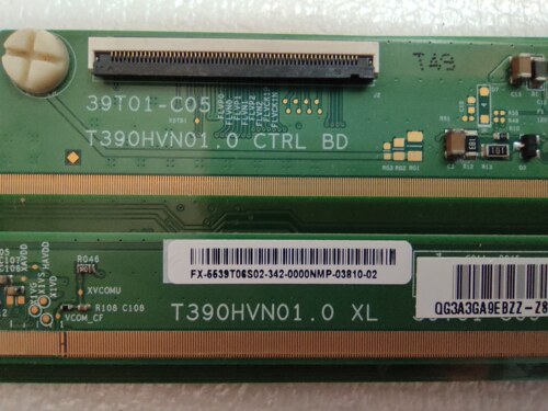 AUO原装边板T390HVN01.0 CTRL BD /XL 39T01-C05 39T01-S09一对价