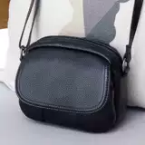 Сумка через плечо, модная элегантная сумка на одно плечо, из натуральной кожи, коллекция 2022, в корейском стиле, яркий броский стиль