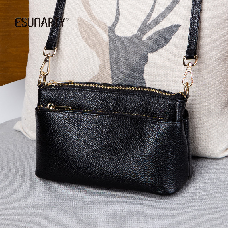 女式斜挎包2024新款时尚多隔层真皮贝壳包女休闲百搭宽肩带单肩包,箱包皮具/热销女包/男包,通用款女包,淘宝优惠券,粉丝福利购,淘宝优惠卷