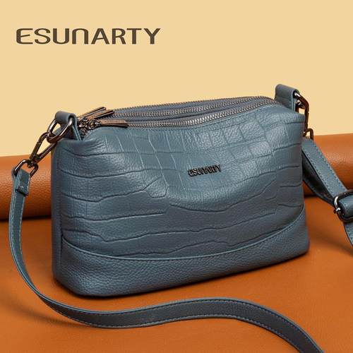 包包妈妈款斜挎软牛皮女士单肩包