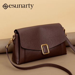 单肩斜挎包秋冬季 女款 头层牛皮通勤软皮女式 真皮包包女士2025新款
