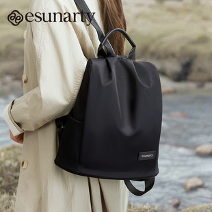 牛津布双肩包女士2026新款时尚百搭女包大容量旅游轻便双肩背包