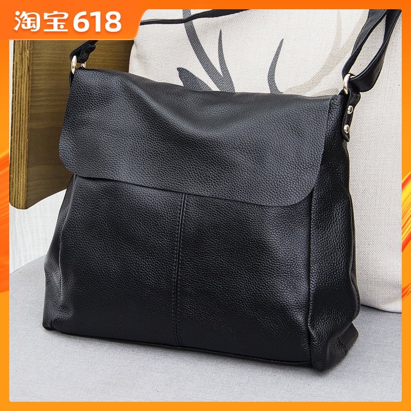 软皮包包女2019新款潮简约斜挎包女大包韩版百搭真皮单肩包女休闲在类目 箱包皮具/热销女包/男包, 女士包袋中 - 来自Buy2taobao.com提供专业的淘宝代购服务