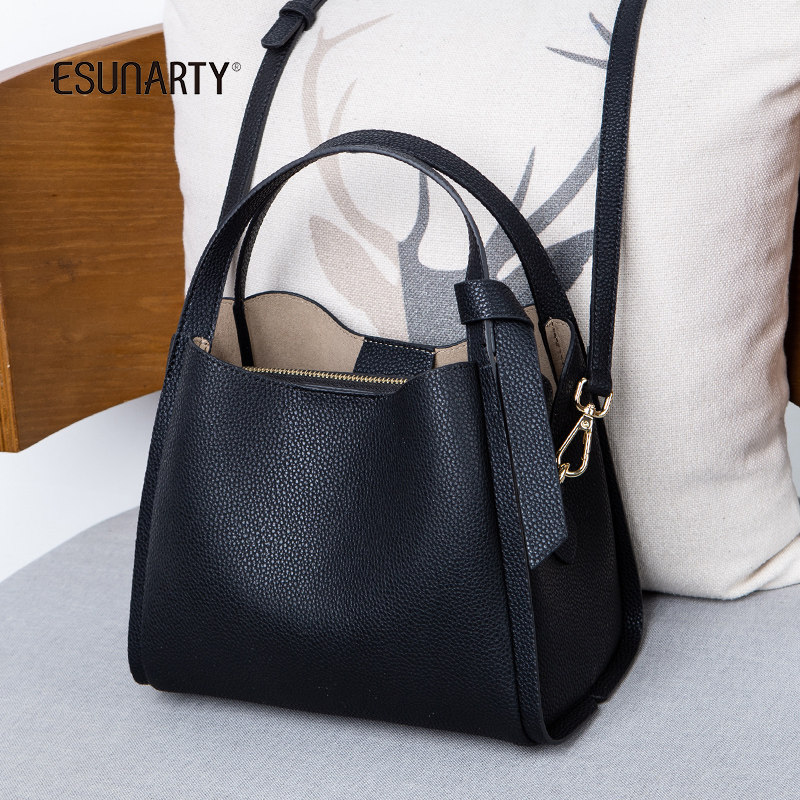 真皮菜篮子包女2025新款时尚单肩包百搭包包女四季通用手提水桶包,箱包皮具/热销女包/男包,水桶包,淘宝优惠券,粉丝福利购,淘宝优惠卷