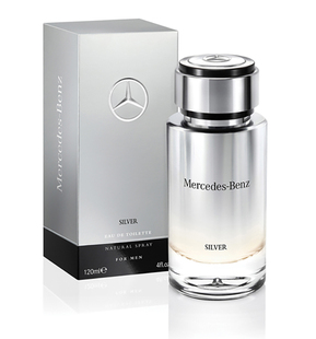 Silver 正品 Benz 淡香水120ml Mercedes 梅赛德斯奔驰银色男士