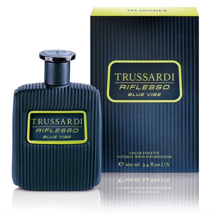 意大利Trussardi Riflesso Blue Vibe蓝色感受男士淡香水100m烟草