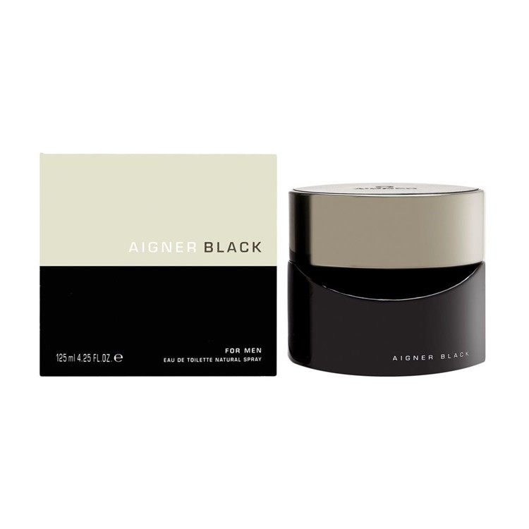 正品 aigner black 爱格纳 黑色男士淡香水125ml