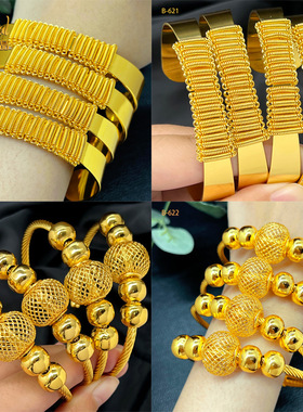 跨境新款欧美开口手镯子个性简约时尚小众设计手环首饰手饰女饰品