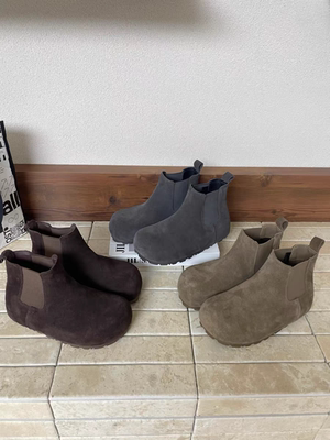 马丁靴女2025秋季新款复古百搭厚底增高舒适休闲短靴女套筒烟筒靴