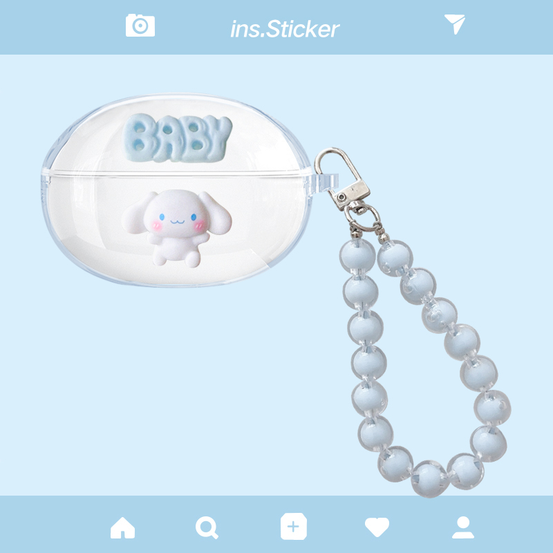 适用于Edifier漫步者Lolli Clip AI耳机保护套lolliclip耳夹式耳机壳lollipro se透明XC1防摔可爱卡通软壳套