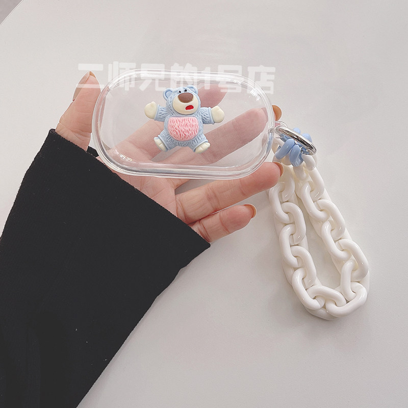 适用Bose Quietcomfort Earbuds Ⅱ大鲨耳机保护套Bose QC消噪大鲨2代耳机壳Ultra透明3代小鲨可爱4代软壳套