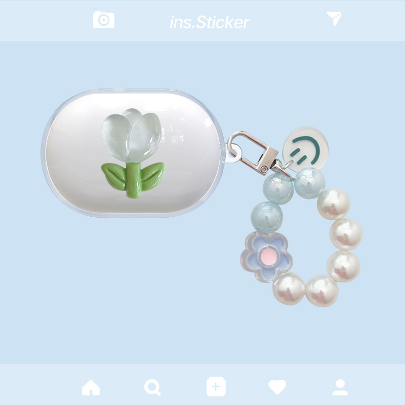 适用于Bose Quietcomfort新一代QC小鲨2代消噪耳塞耳机保护套Bose QC小鲨二代耳机壳透明可爱软壳套