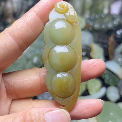 糖玉福豆挂件