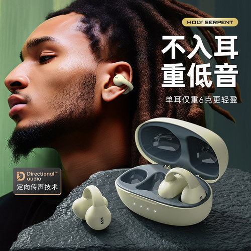 HOLY SERPENT/蛇圣 X66蛇圣陨石蓝牙耳机C2夹耳夹式无线不入耳运