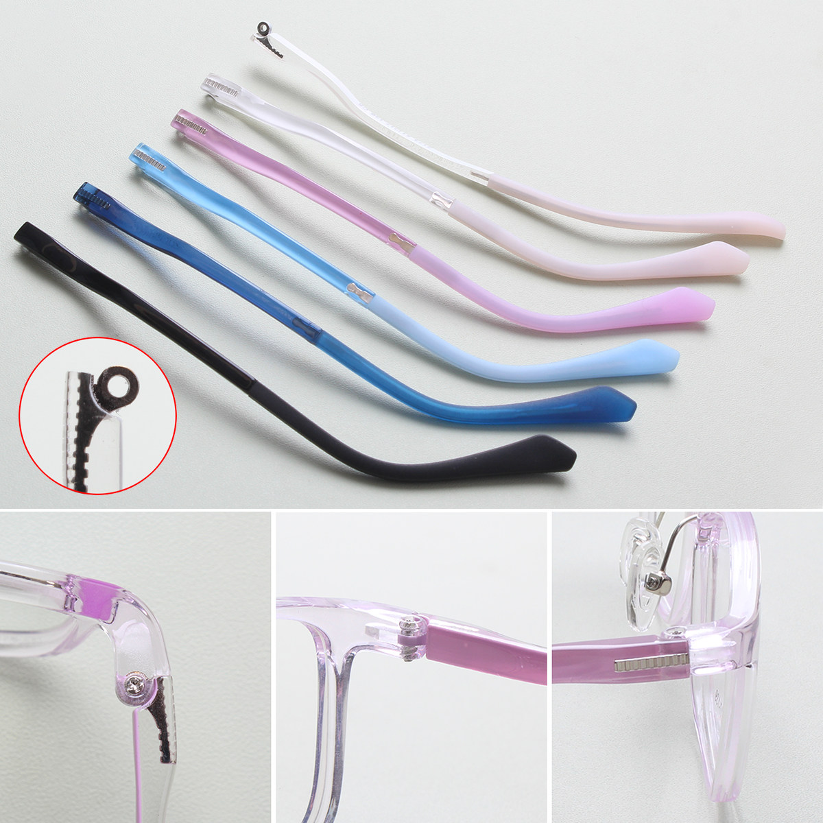 学生近视镜TR硅胶眼镜腿金属单凸牙1.5镜脚支架通常用防滑一对脚,ZIPPO/瑞士军刀/眼镜,眼镜防滑耳套,淘宝优惠券,粉丝福利购,淘宝优惠卷