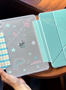 【2025款x兼容笔套】适用苹果ipad11保护套Air7专用平板mini6/7防弯matepad硬壳air11.55无笔槽pro11亚克力