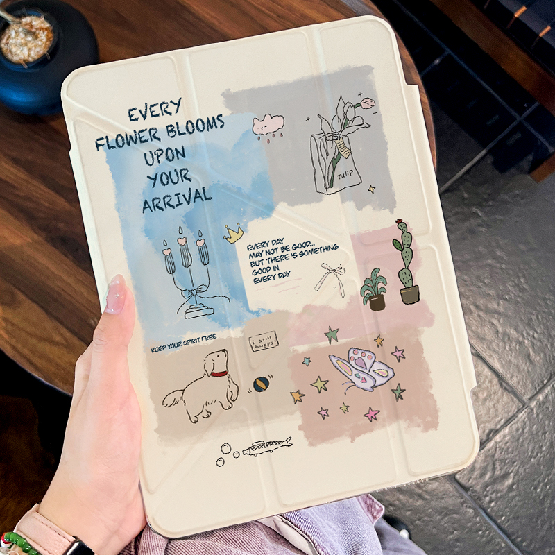 Y型三折磁吸可拆分iPad2025保护套韩系ins新款Air7/6/5适用第10代苹果iPad11保护壳平板Pro11寸mini女10.9