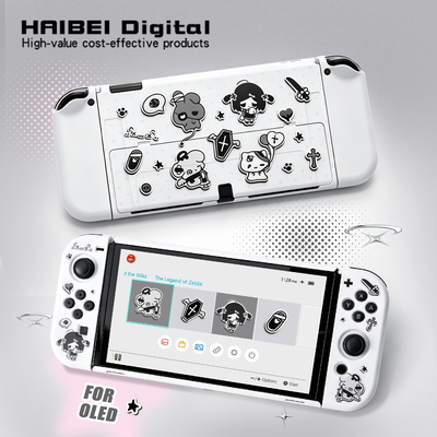 亚比风适用任天堂Switch保护套Oled游戏机配件分体防摔硬壳ns卡通switcholed保护壳手柄套Switch2超薄便携
