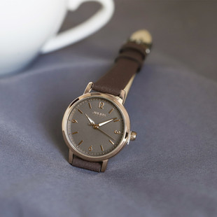 正品 手表女皮带学生简洁复古女表夜光石英防水女士手表 聚利时新款