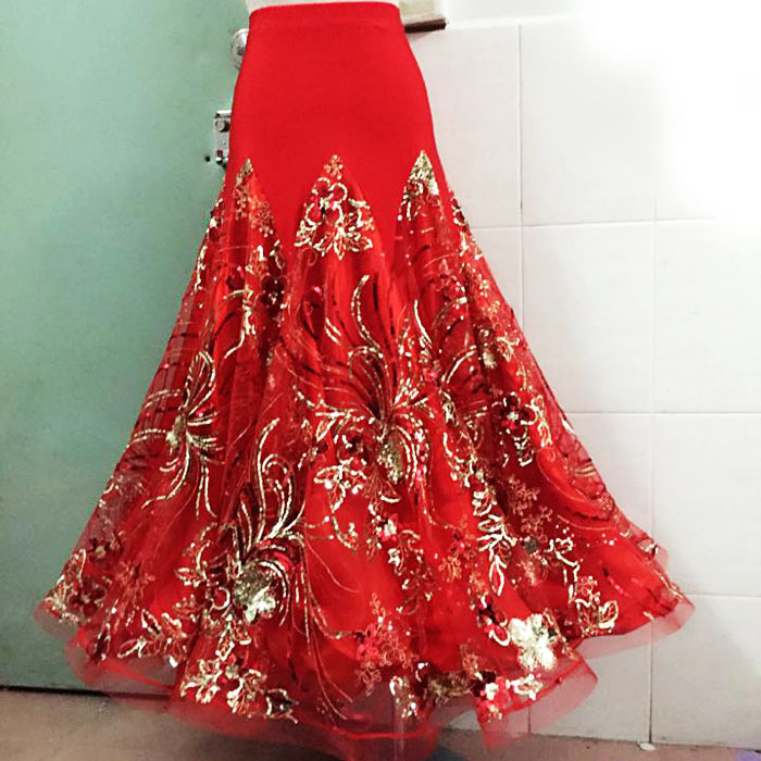 訂做摩登舞練習廣場比賽裙子