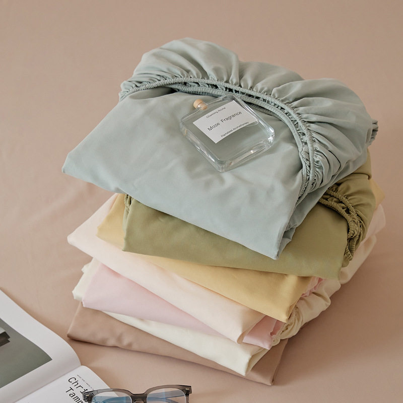 秋冬100s全棉磨毛新款床笠单件 纯棉床笠罩纯色床垫席梦思保护套,床上用品,床罩,淘宝优惠券,粉丝福利购,淘宝优惠卷