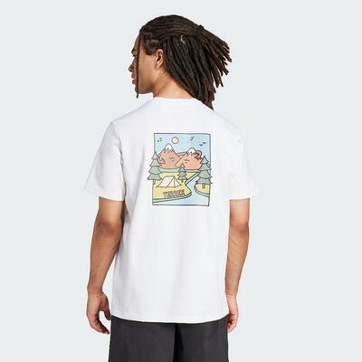 adidas阿迪达斯短袖男25夏季新款户外速干运动圆领透气T恤JI8306