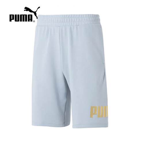 PUMA彪马男裤25夏季新款金标针织宽松透气运动休闲短裤687528-96