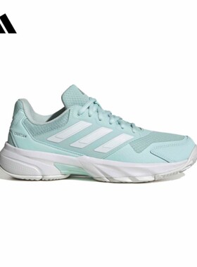 adidas阿迪达斯女鞋2026秋季CourtJam Control 3运动网球鞋KJ1904