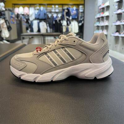 阿迪达斯透气女系带运动休闲鞋