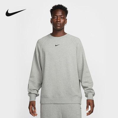 NIKE耐克卫衣男子2024冬季新款宽松圆领运动休闲套头衫FN8160-063
