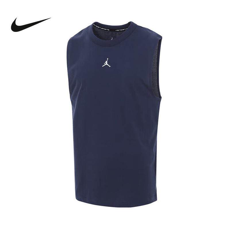 Nike耐克篮球背心男子2025夏季JORDAN运动圆领无袖T恤 FN5857-410