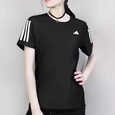 adidas阿迪达斯短袖女子2025夏季新款运动健身速干透气T恤JY8581
